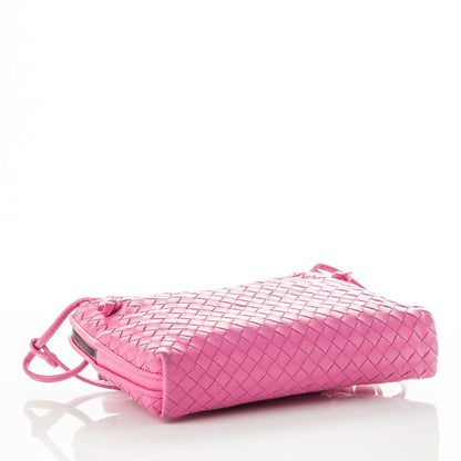 Bottega Veneta Nappa Intrecciato Pillow Crossbody Messenger Pink 4 of 7
