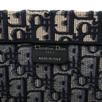 Christian Dior Oblique Large Book Tote Blue Multicolor 6 of 10