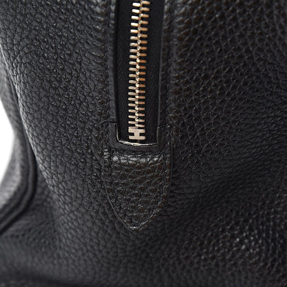 Hermes Taurillon Clemence Victoria II 35 Black 11 of 13