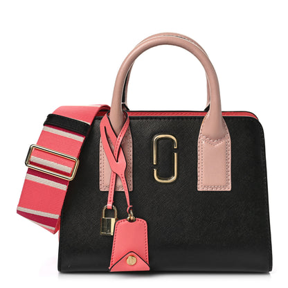 Marc Jacobs Saffiano Little Big Shot Tote Black Gazelle 1 of 8