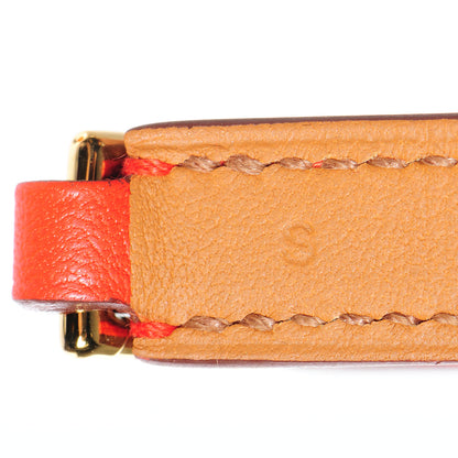 Hermes Swift Rivale Double Tour Bracelet Small Capucine 5 of 9