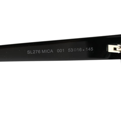 Saint Laurent Acetate Mica Cat Eye Sunglasses SL 276 Black 6 of 7