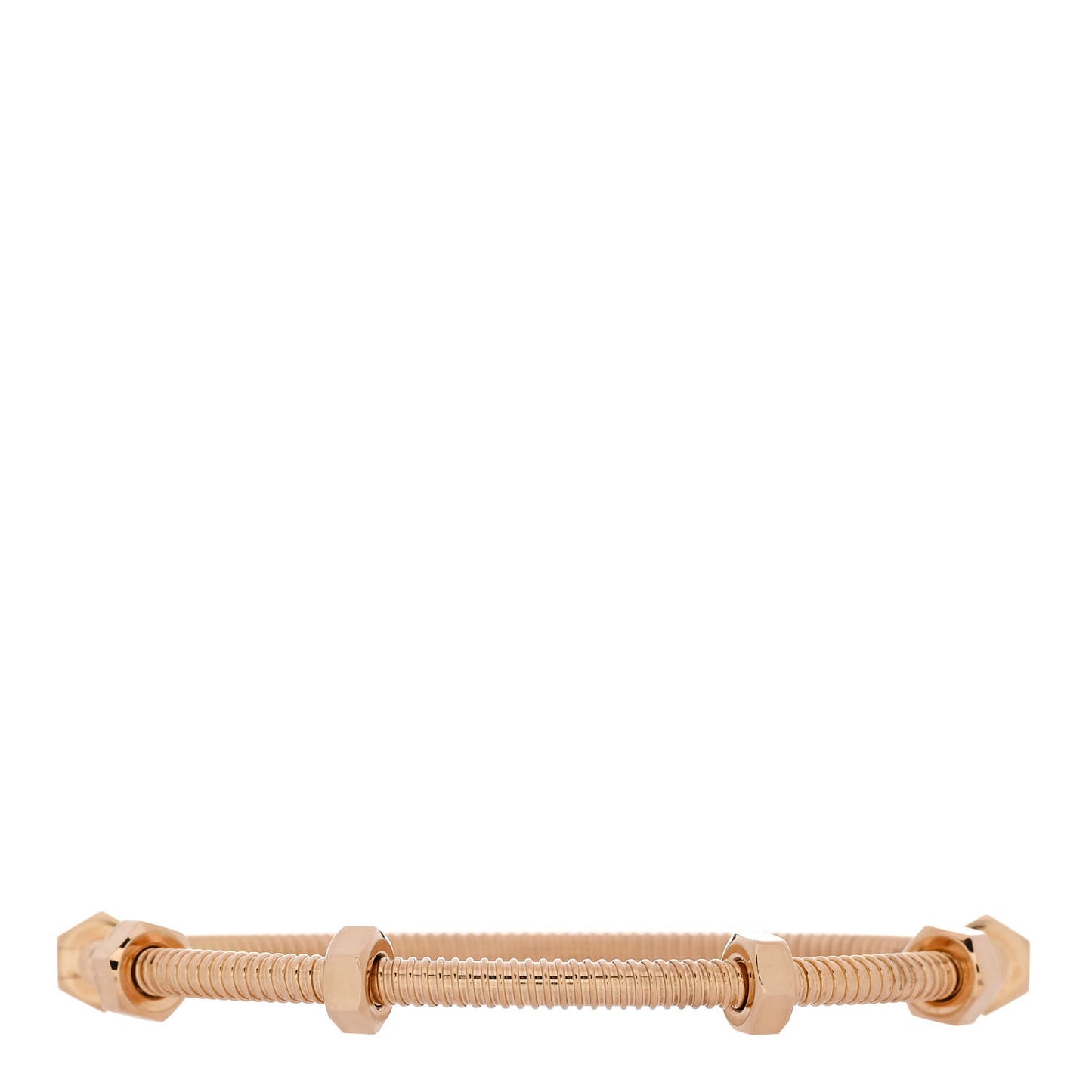 18K Pink Gold Ecrou de Cartier Bracelet 17