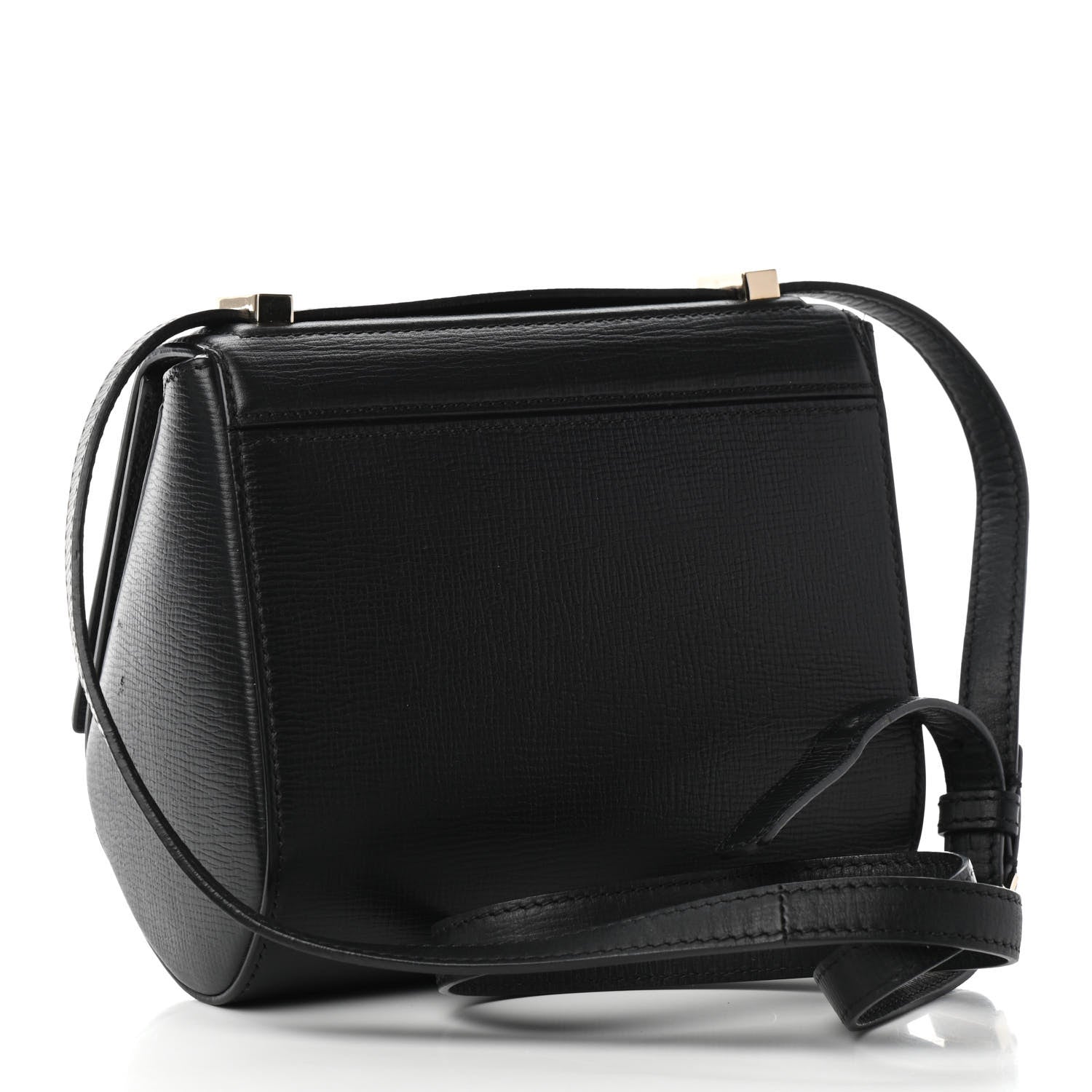 Givenchy Textured Calfskin Mini Pandora Box Crossbody Bag Black 6 of 19