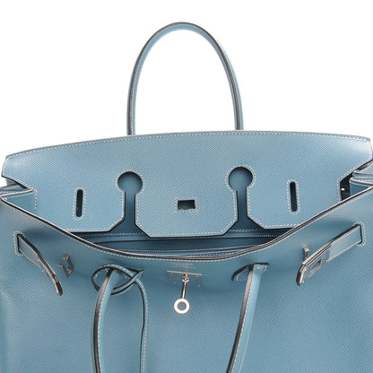 Hermes Epsom Birkin 35 Blue Jean 11 of 24