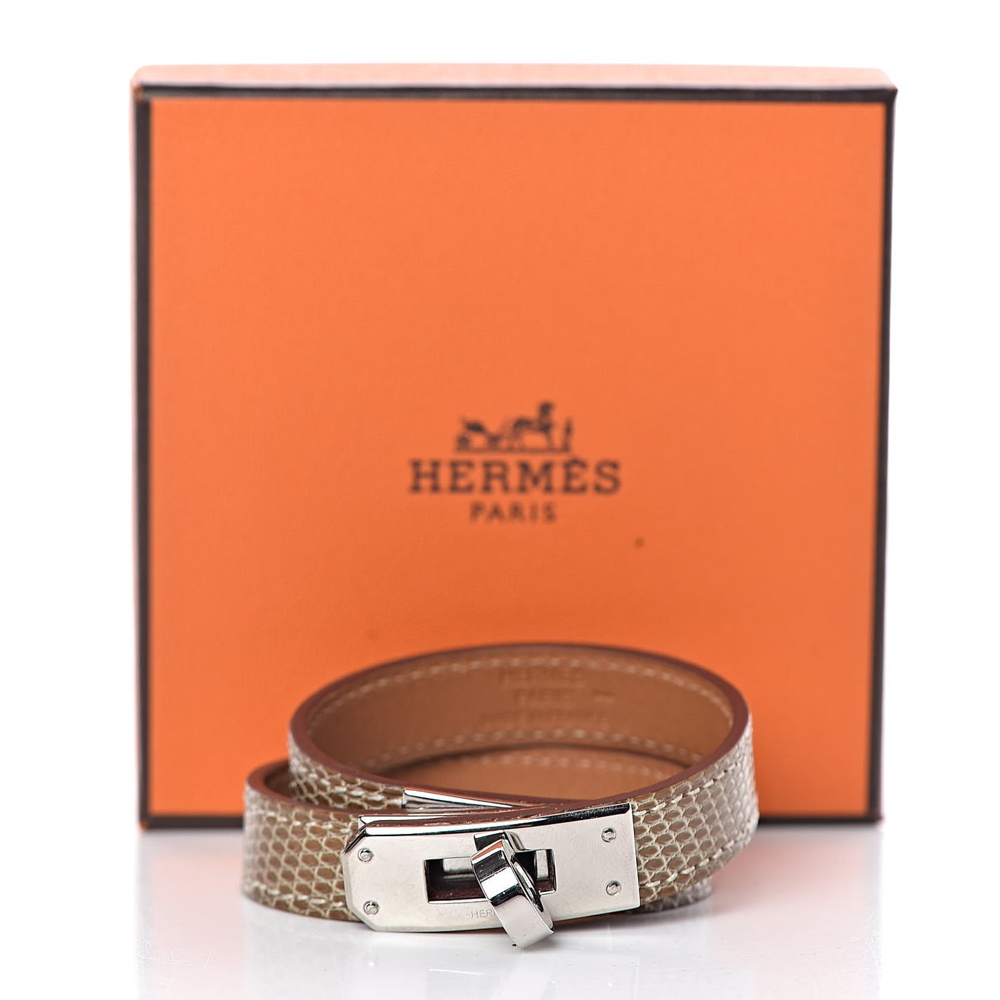 Lizard Kelly Double Tour Bracelet XS Ficelle