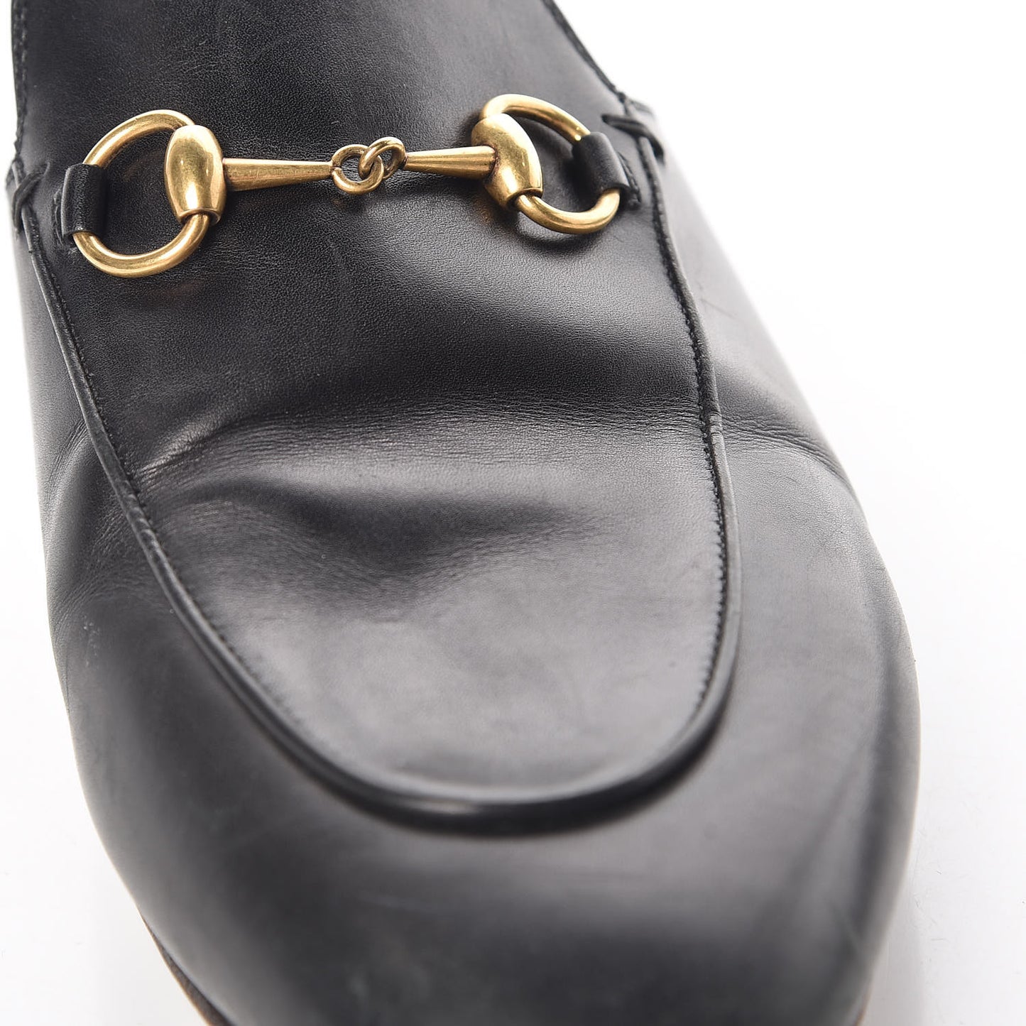 Calfskin Womens Princetown Slippers 39.5 Black