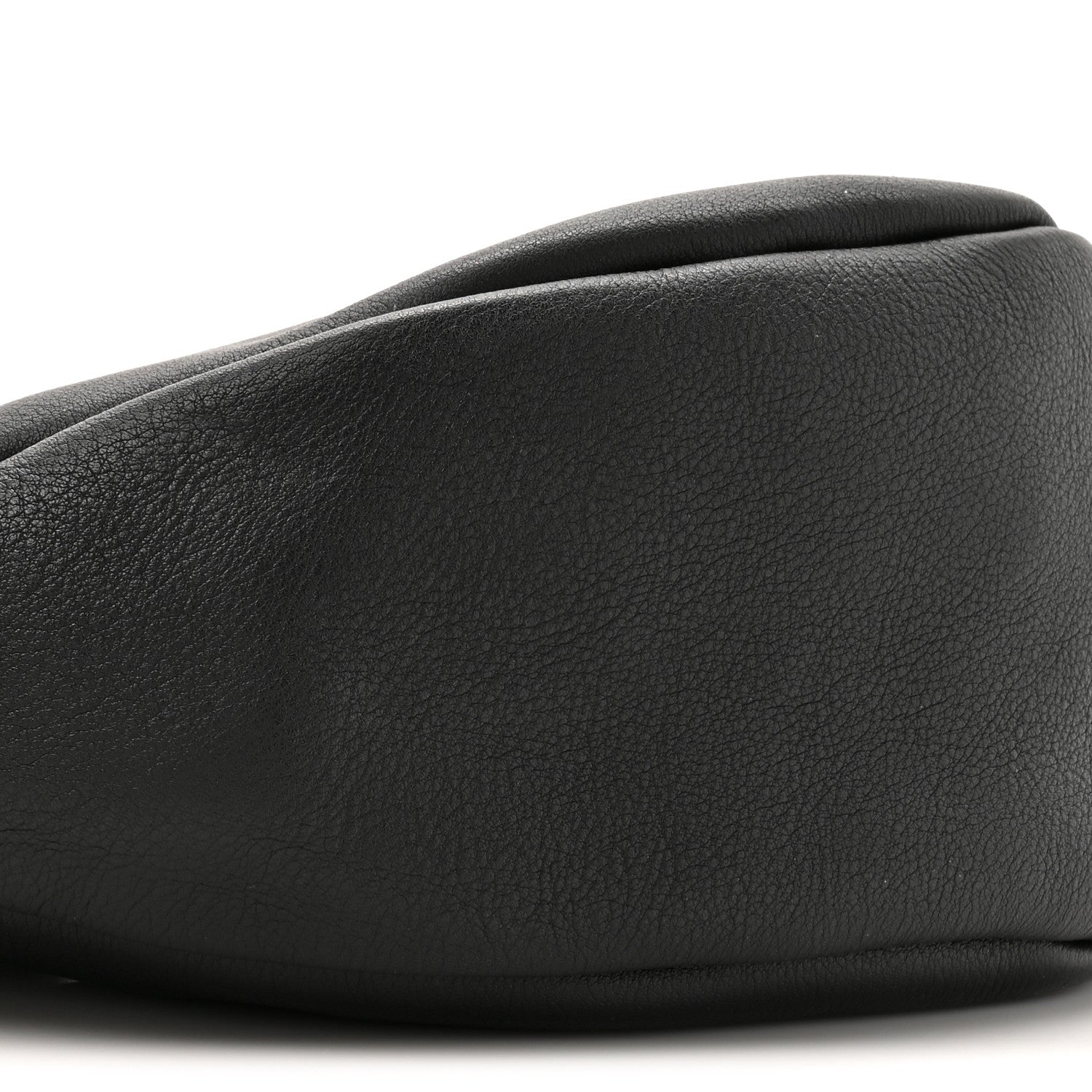 The Row Grained Calfskin Small Slouchy Banana Bag Black 1849596