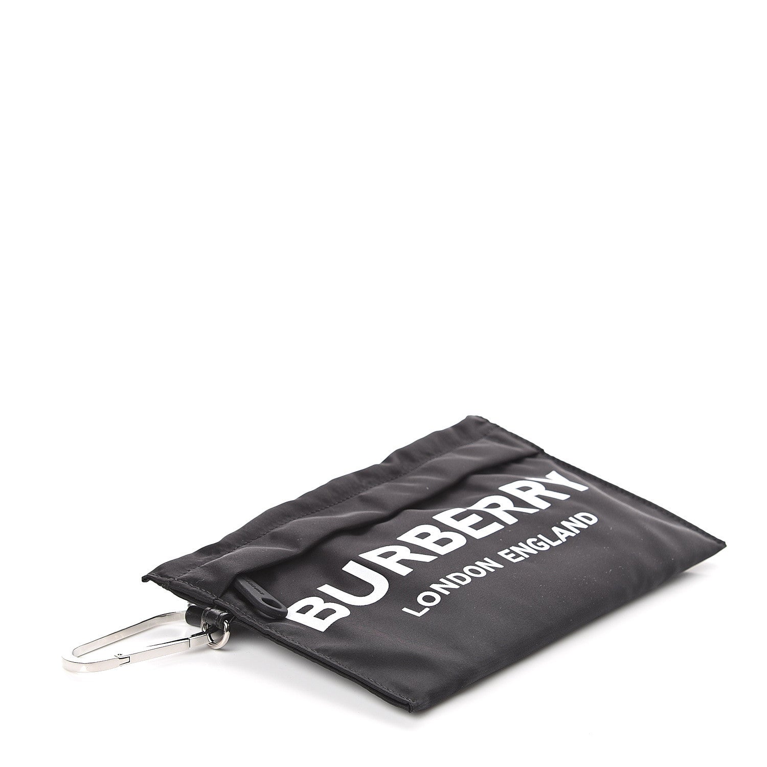 Burberry Pebble Nylon Logo Clutch Bag Black 3 of 5