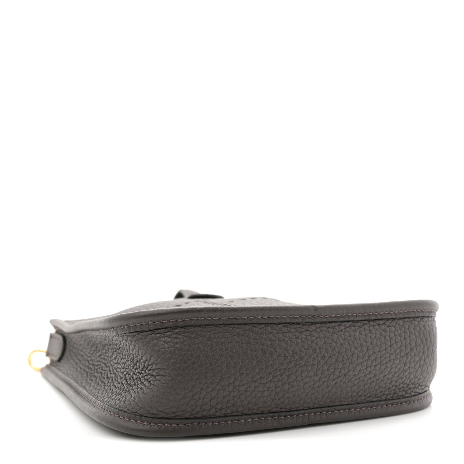 Hermes Taurillon Clemence Amazone Sangle Cavale Evelyne TPM Ebene Gris Pale Etoupe 4 of 10