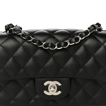 Chanel Caviar Quilted Mini Rectangular Flap Black 8 of 11