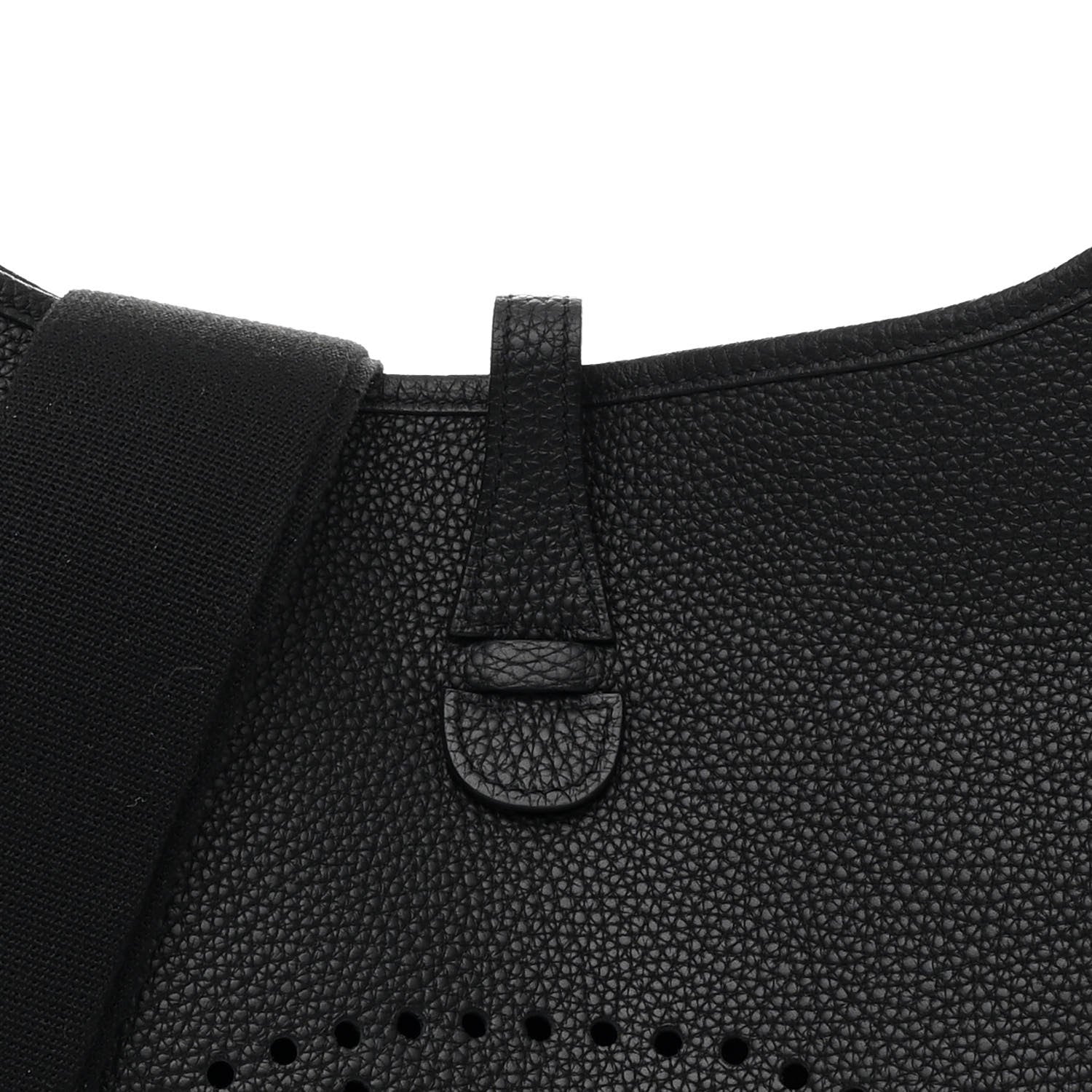 Hermes Taurillon Clemence EVELYNE III PM Black 8 of 11