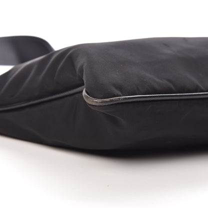 Prada Nylon Saffiano Flat Messenger Bag Black 8 of 9