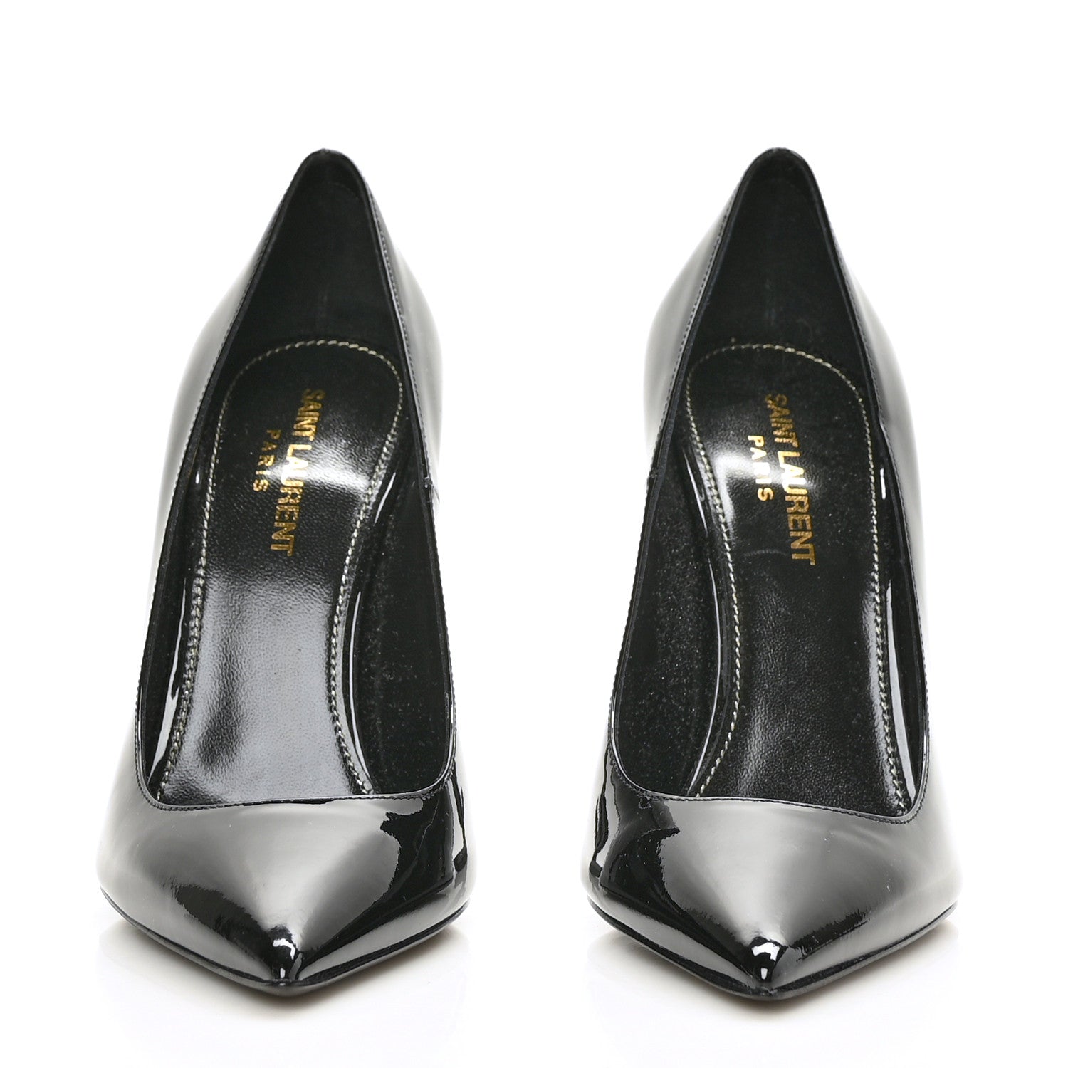 Saint Laurent Patent Opyum 110 Pumps 37.5 Black 2 of 7
