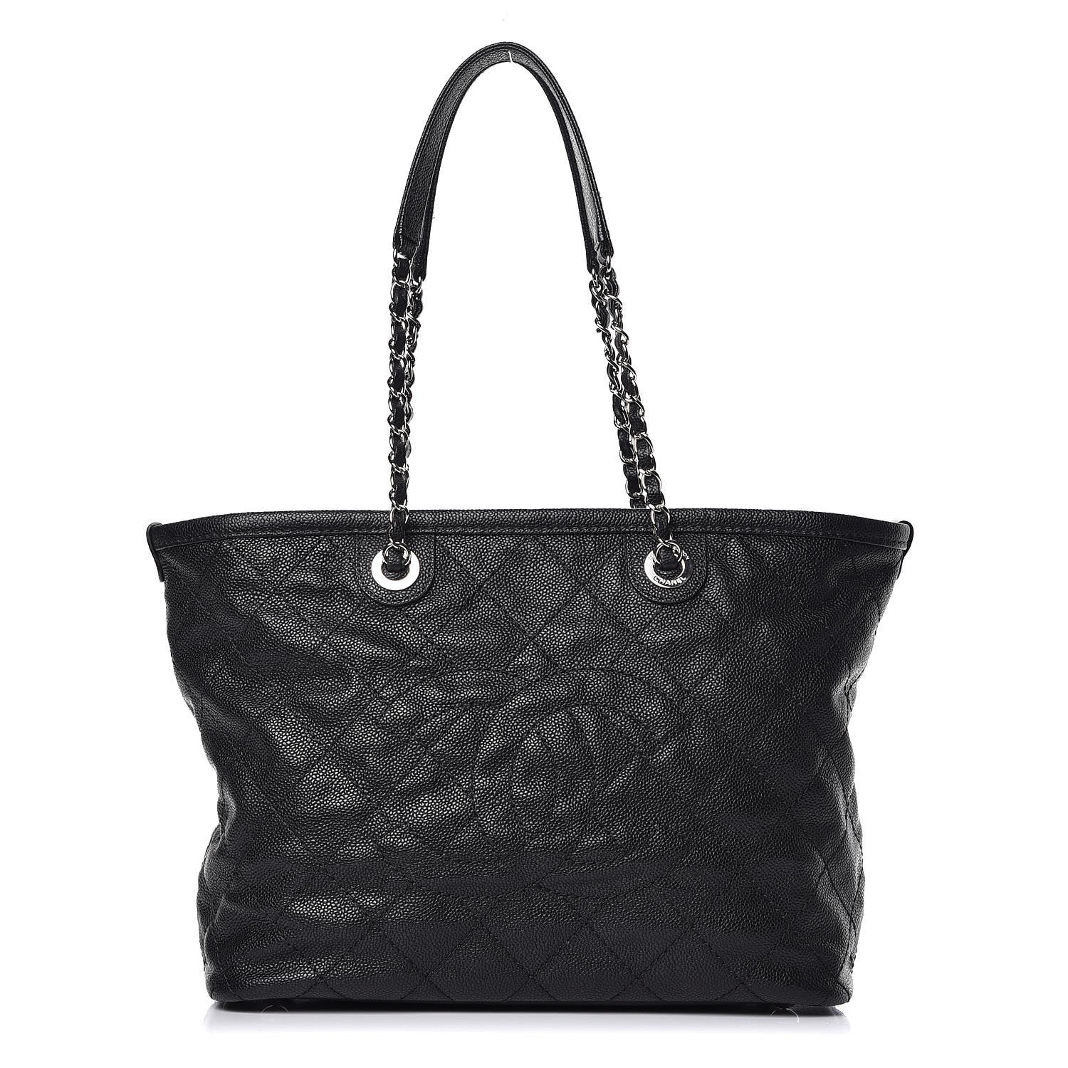 Chanel Grained Calfskin Daily Tote Black 1 of 9