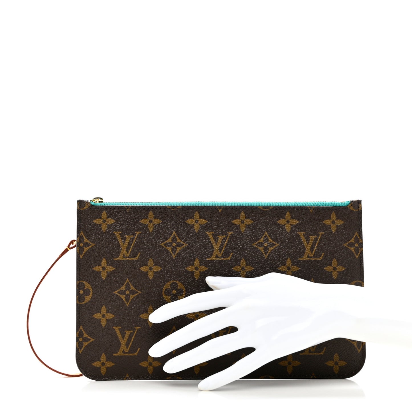 Monogram Neverfull MM GM Pochette Turquoise