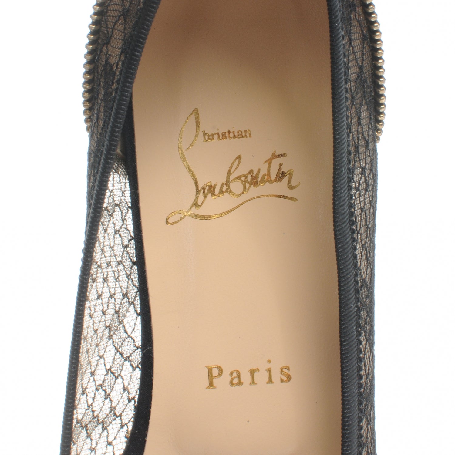 Christian Louboutin Patent Lace Candy Spikes Flats 39.5 6 of 7