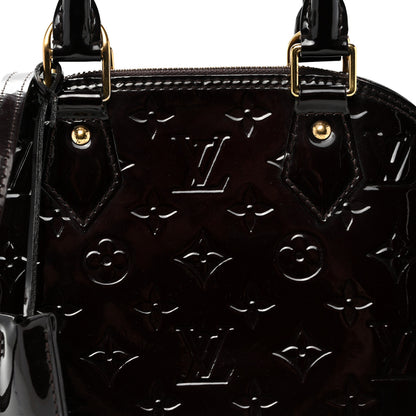 Louis Vuitton Vernis Alma BB Amarante 8 of 10