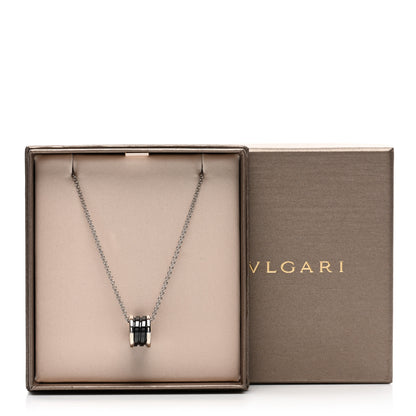 Bulgari Sterling Silver Ceramic Save The Children Pendant Necklace 6 of 6