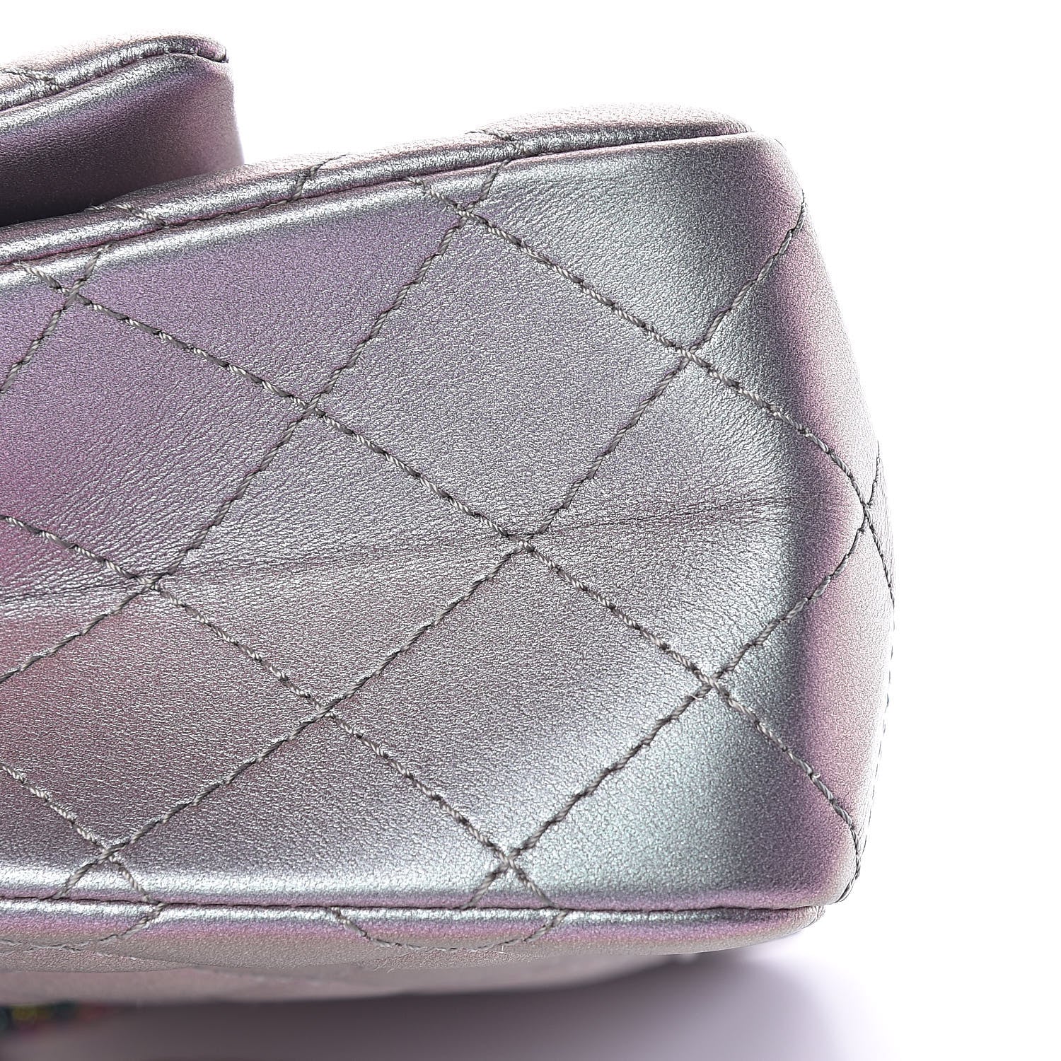 Chanel Iridescent Lambskin Quilted 2.55 Reissue 226 Flap Light Purple 11 of 13