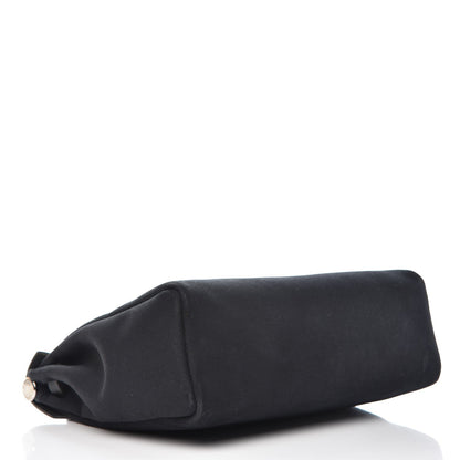 Hermes Toile Vache Calfskin Herbag 30 PM Black 7 of 26