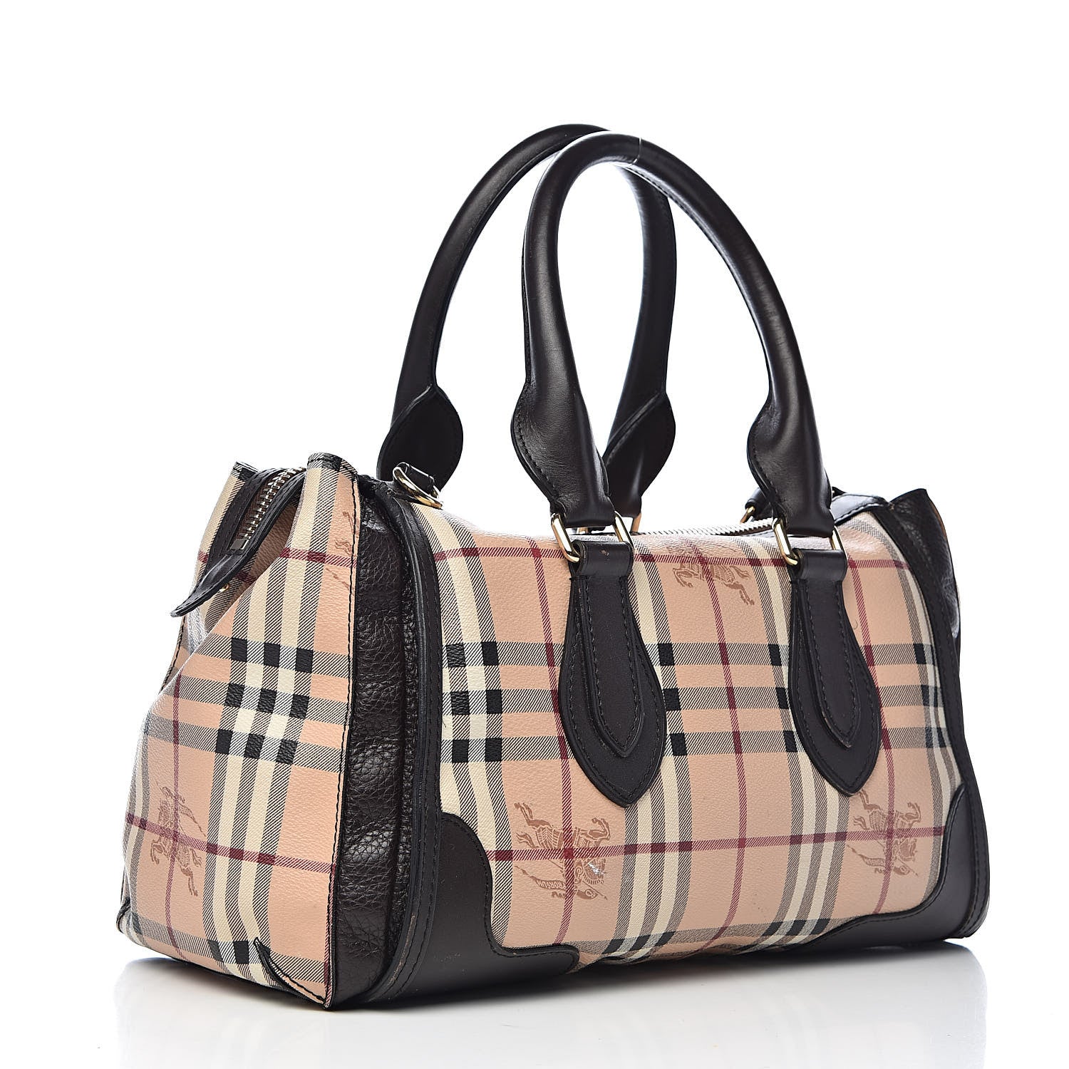 Burberry Haymarket Check Small Gladstone Chocolate 3 of 24