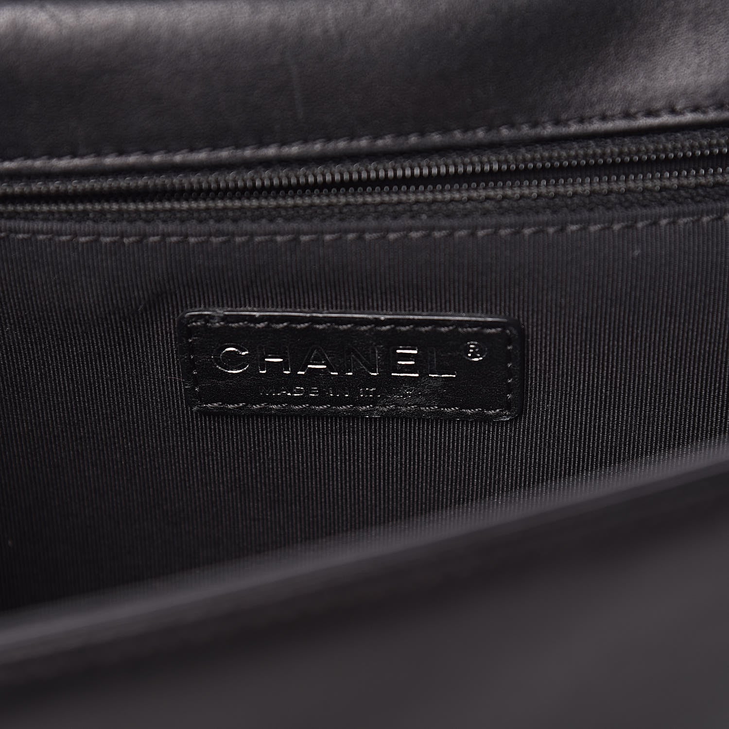 Chanel Lambskin Quilted Large Boy Flap Black 6 of 21