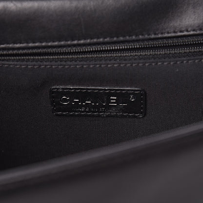 Chanel Lambskin Quilted Large Boy Flap Black 6 of 21