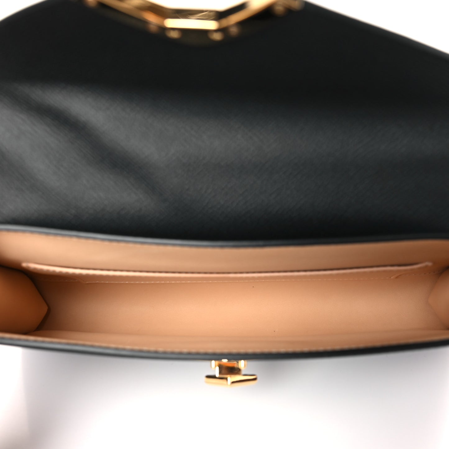 Carat Calfskin Gabrielle Clutch Black