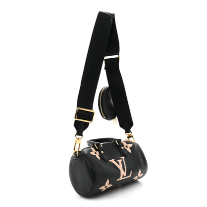 Louis Vuitton Empreinte Monogram Giant Papillon BB Black Beige 3 of 9
