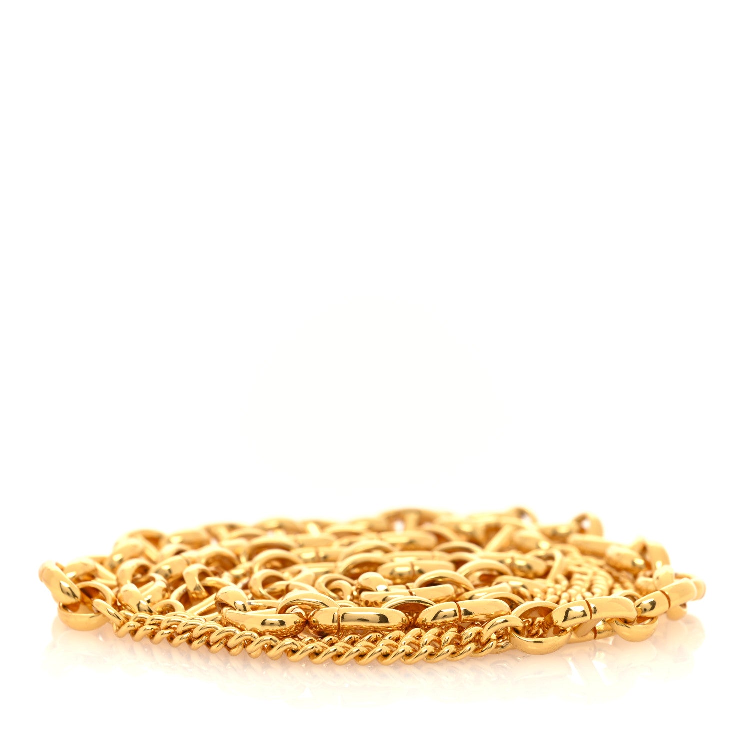 Christian Dior Metal Caro Chain Strap Gold 2 of 3