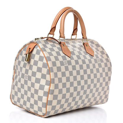 Louis Vuitton Damier Azur Speedy 30 2 of 10