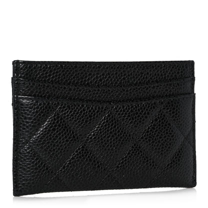 Chanel Caviar Quilted Card Holder Black 3 of 8