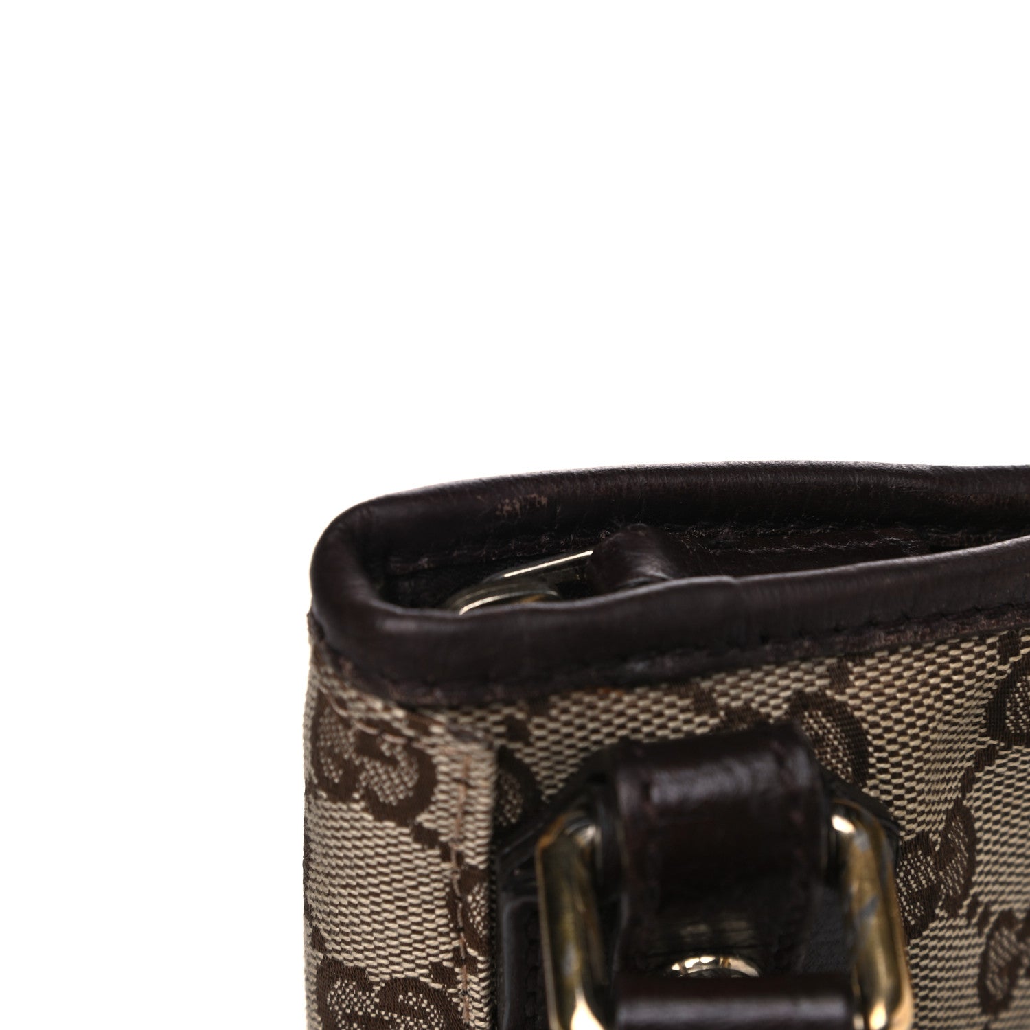 Gucci Monogram Web Jolicoeur Charms Messenger Dark Brown 12 of 18