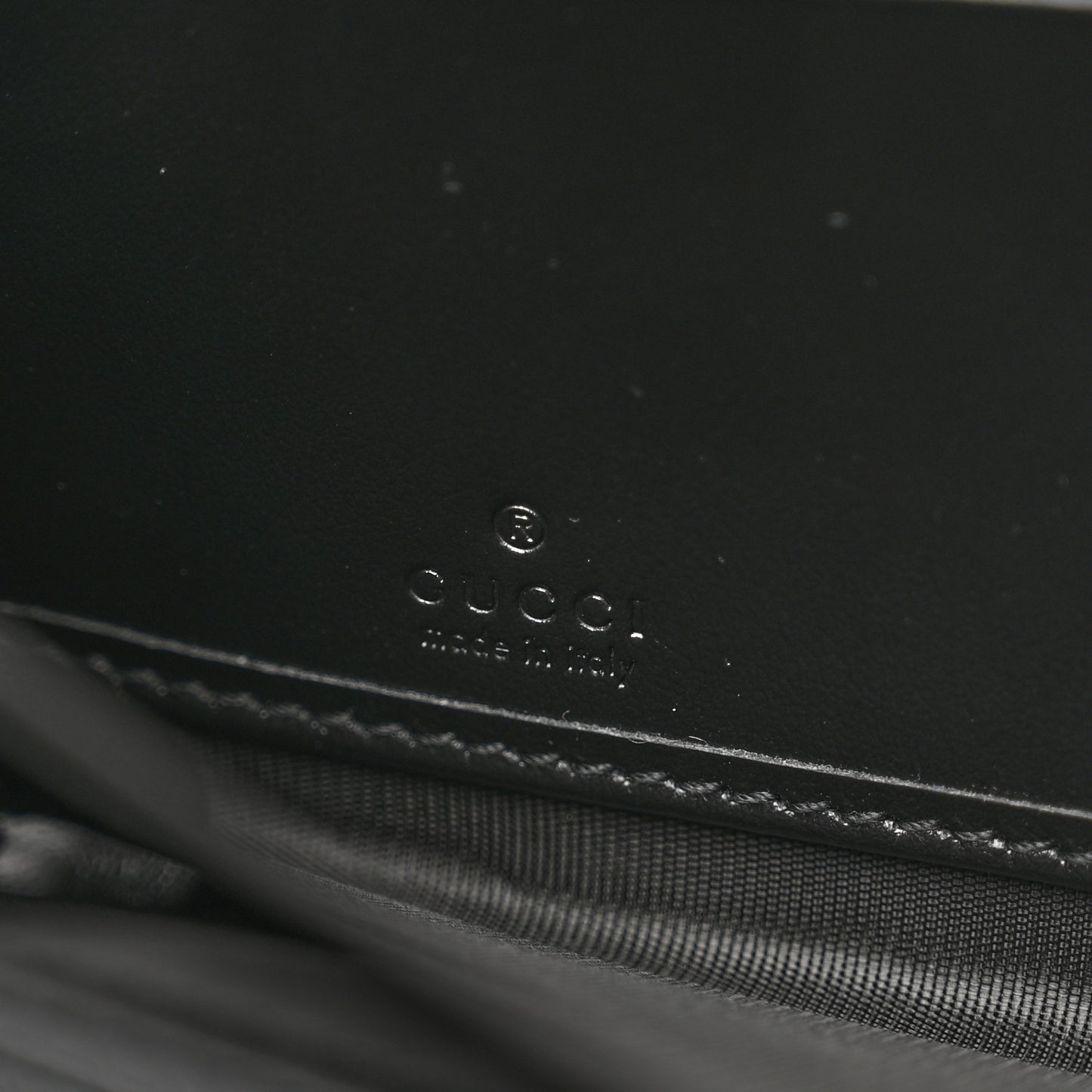 Calfskin Matelasse GG Marmont Zip Around Wallet Black