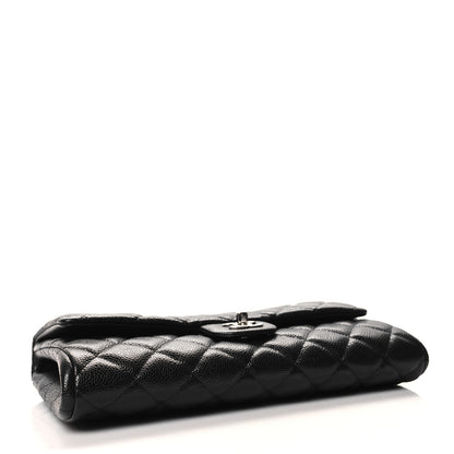 Chanel Caviar Quilted Clutch With Chain Flap Black 4 of 11