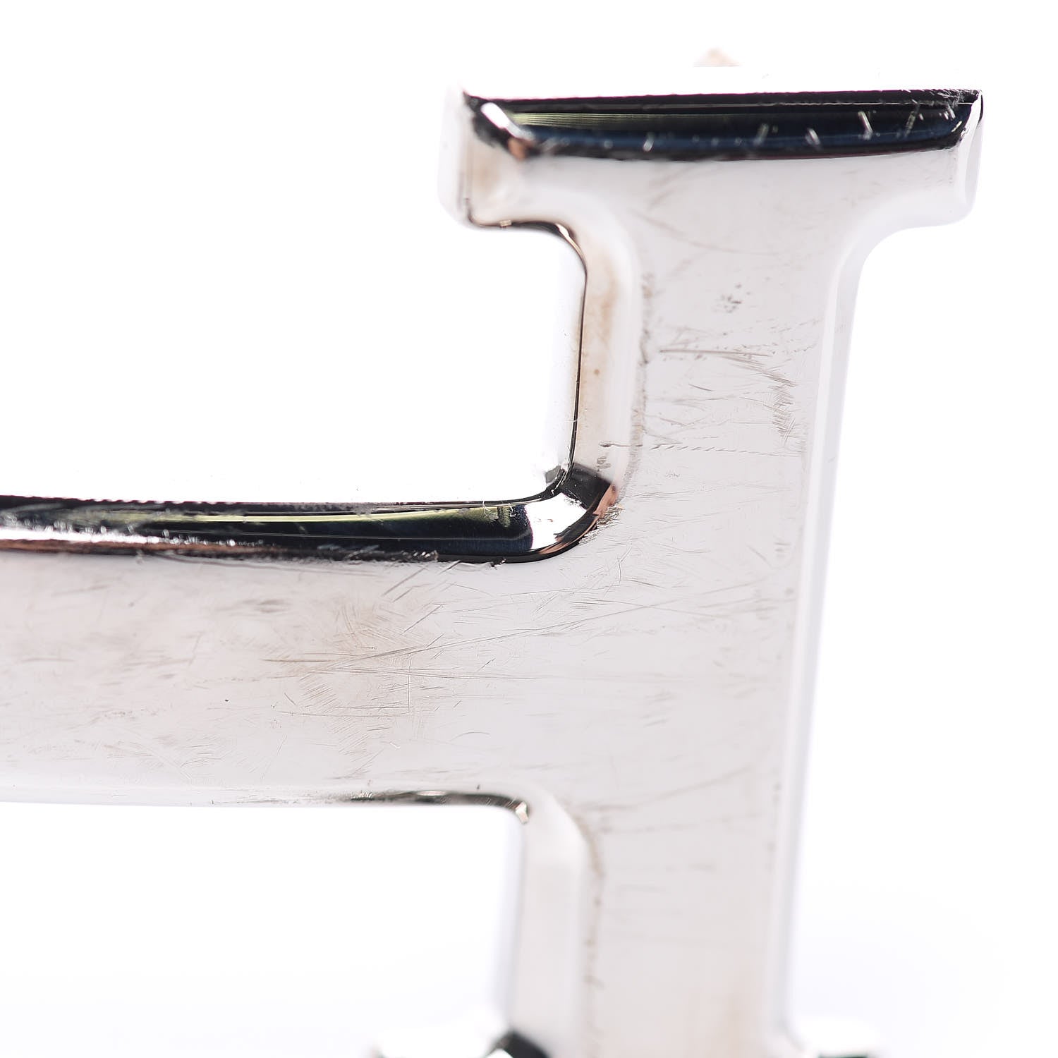 Hermes Polished Palladium 32mm H Belt Buckle Silver 4 of 5