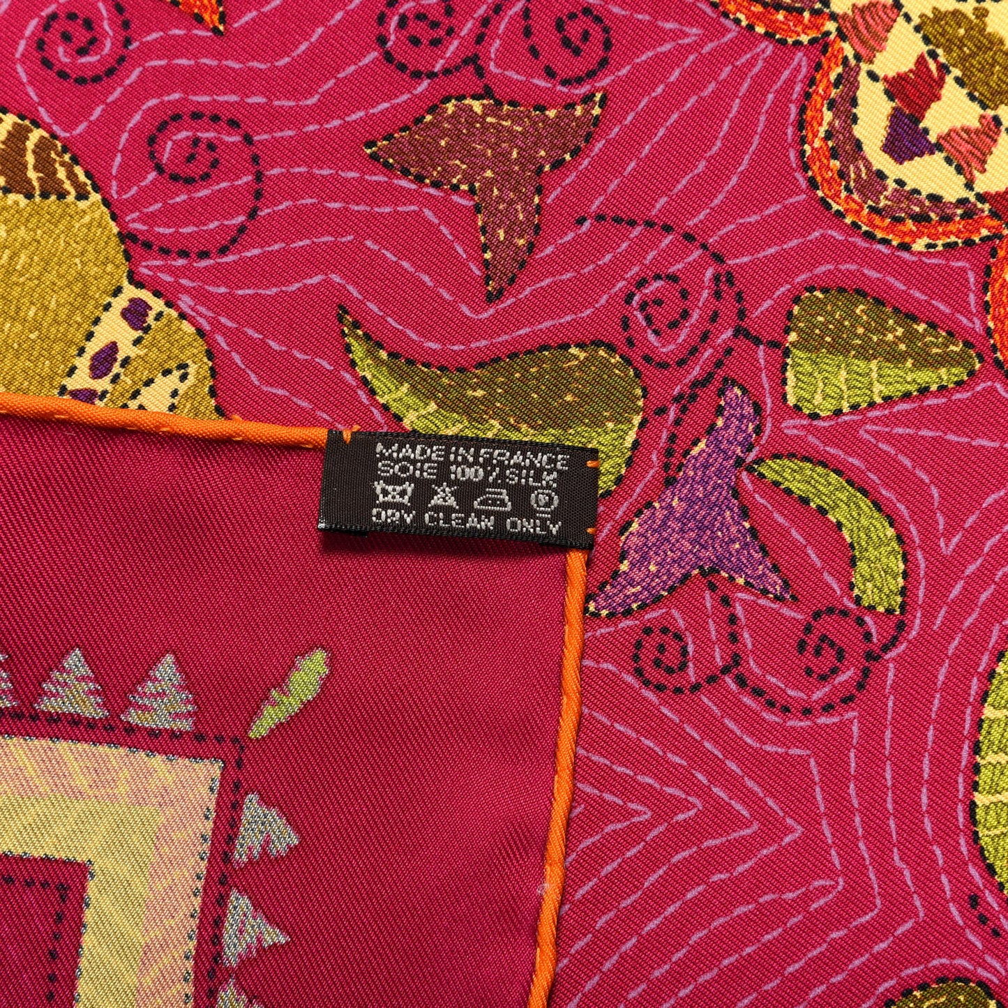Silk Carre Kantha Scarf 90