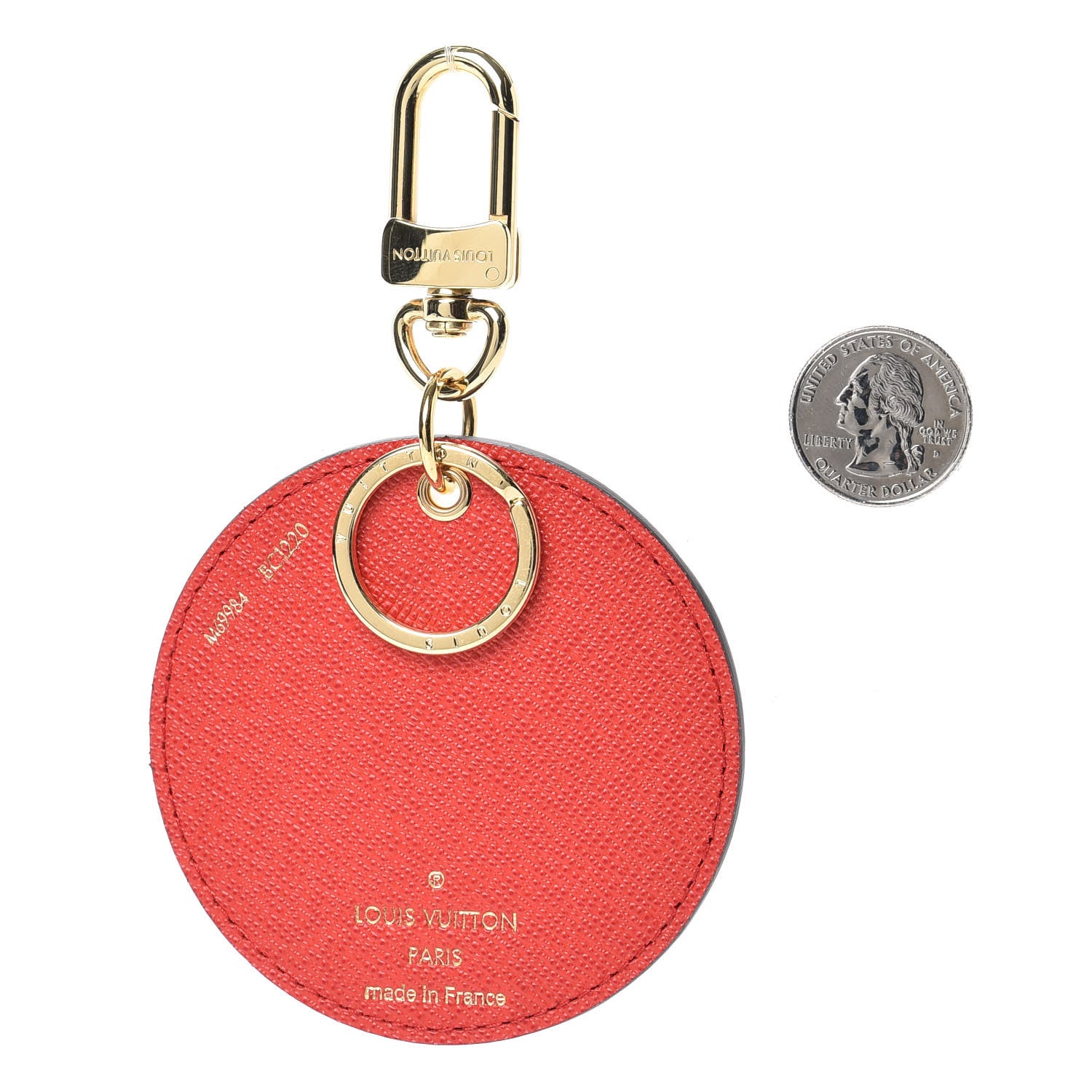 Louis Vuitton Monogram 2020 Christmas Animation Bumper Cars Bag Charm Key Ring Coquelicot 2 of 4