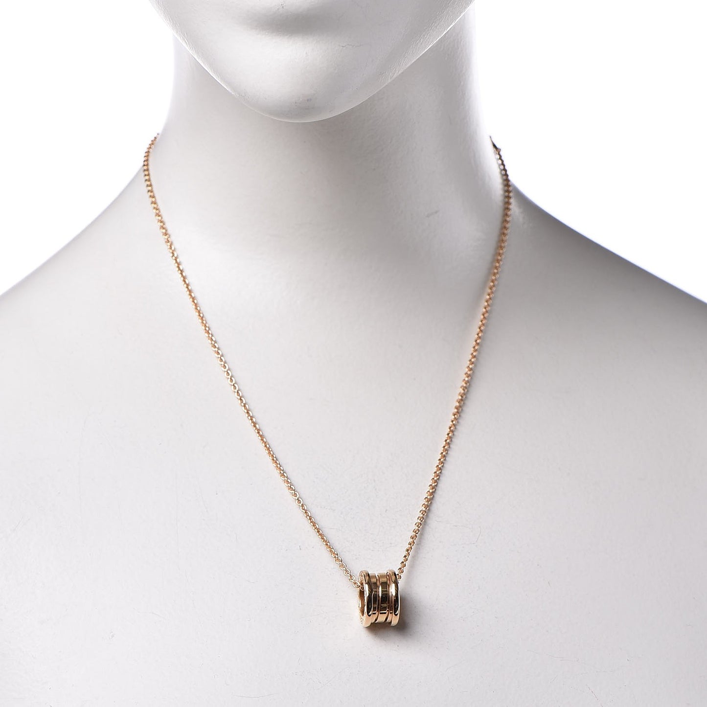 18K Rose Gold B.Zero1 Pendant Necklace