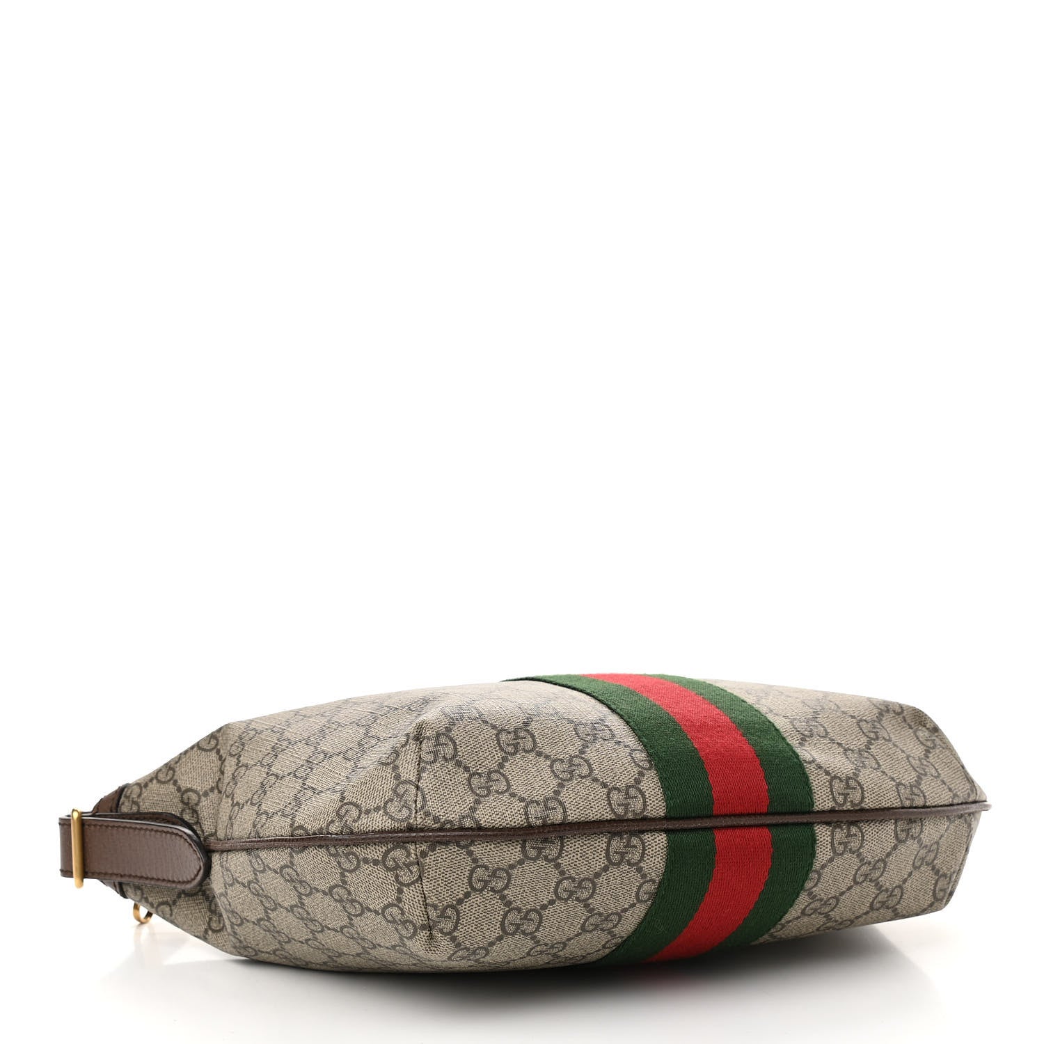 Gucci GG Supreme Monogram Web Small Ophidia Half Moon Hobo Brown 4 of 11