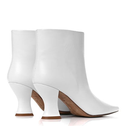 Bottega Veneta Calfskin Cloud Ankle Boots 39 White 4 of 6