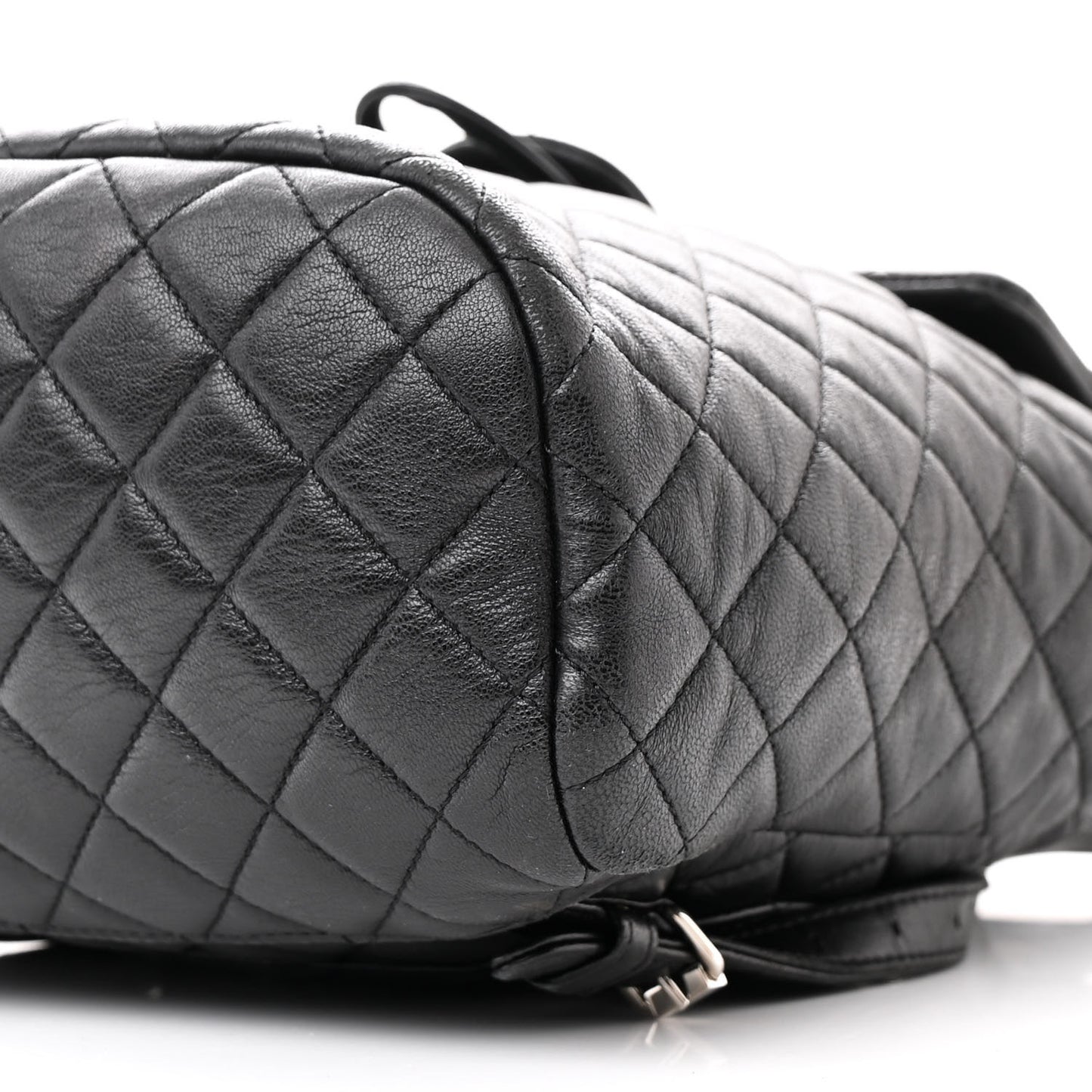 Calfskin Quilted Small Urban Spirit Backpack Black