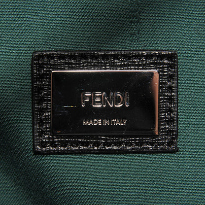 Fendi Vitello Elite Cuoio Monster Buggies Medium Roll Tote Zaffire Black Multicolor Lago 9 of 9