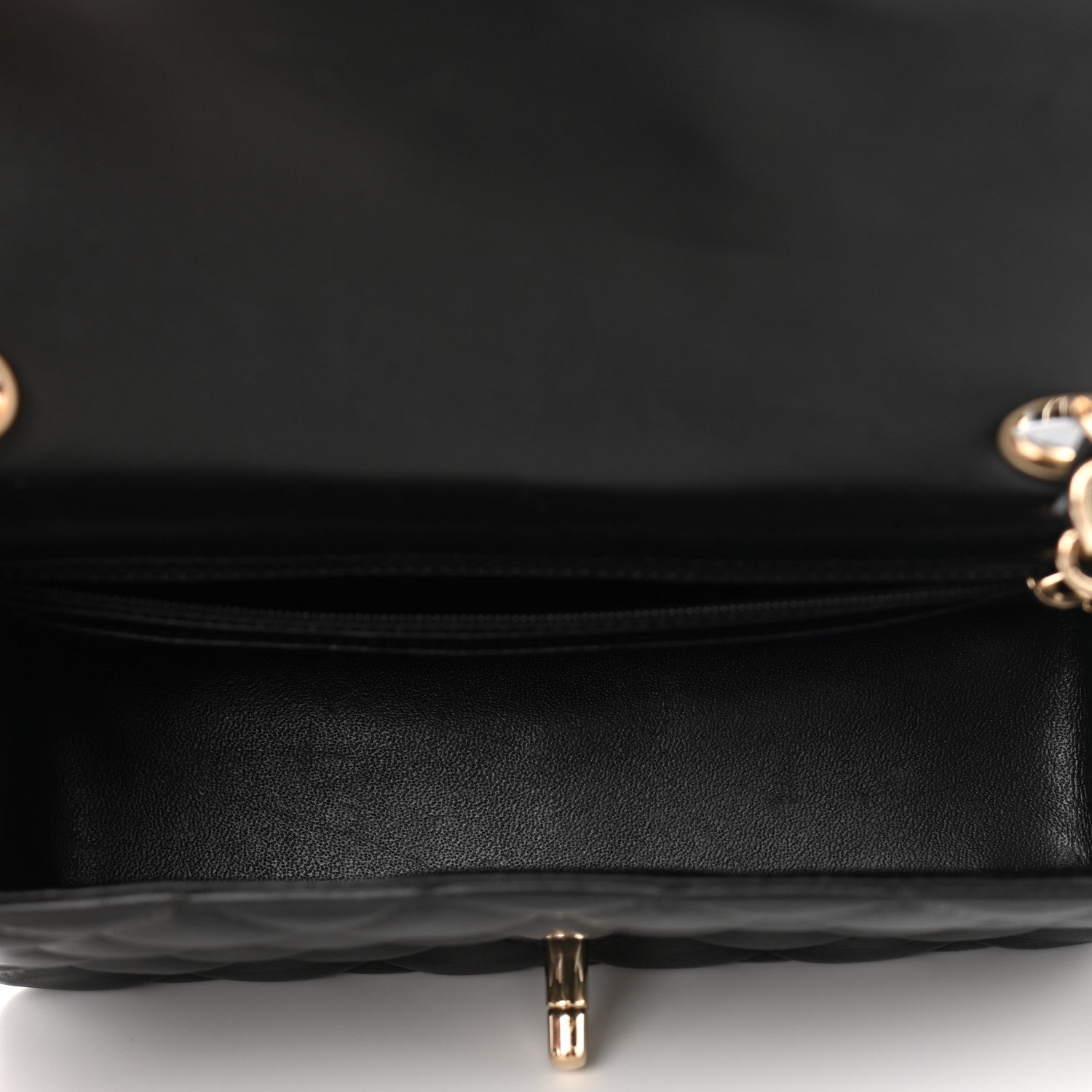 Chanel Lambskin Quilted Mini Rectangular Flap Black 5 of 12
