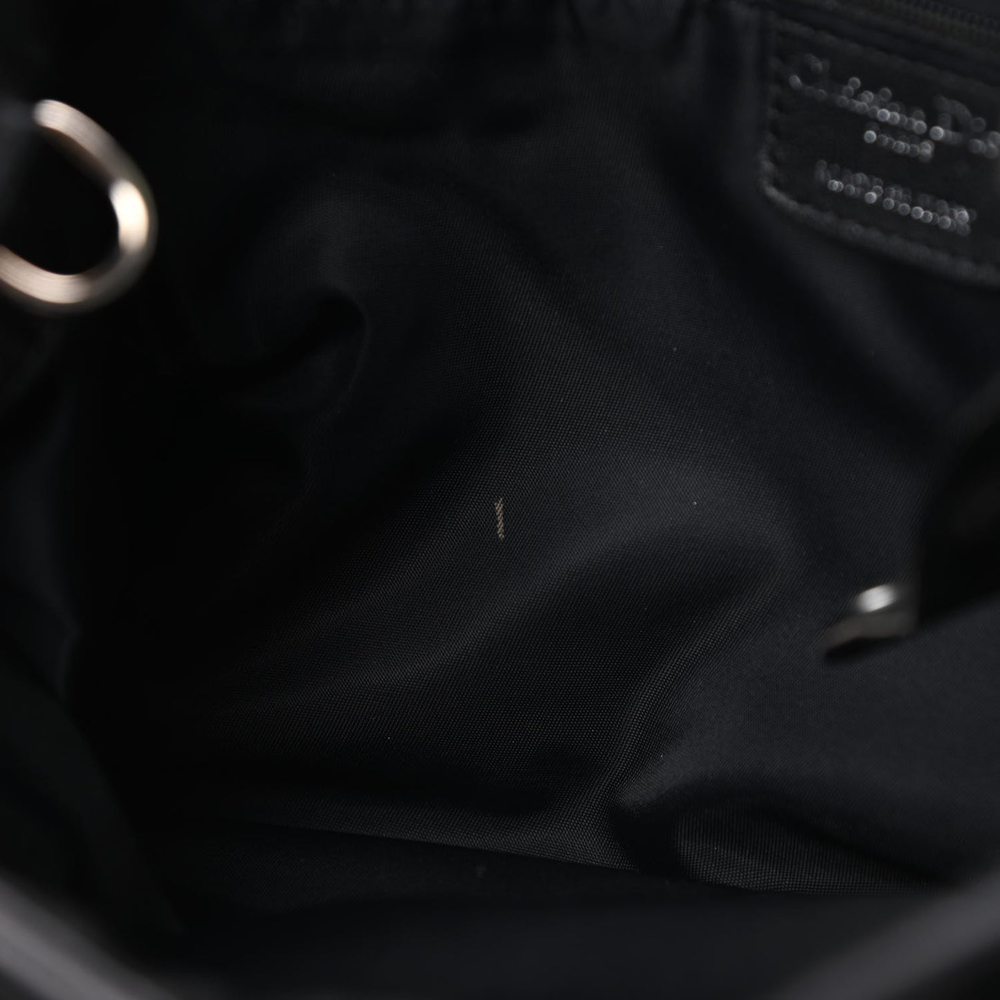 Nylon Monogram Small Lovely Tote Black