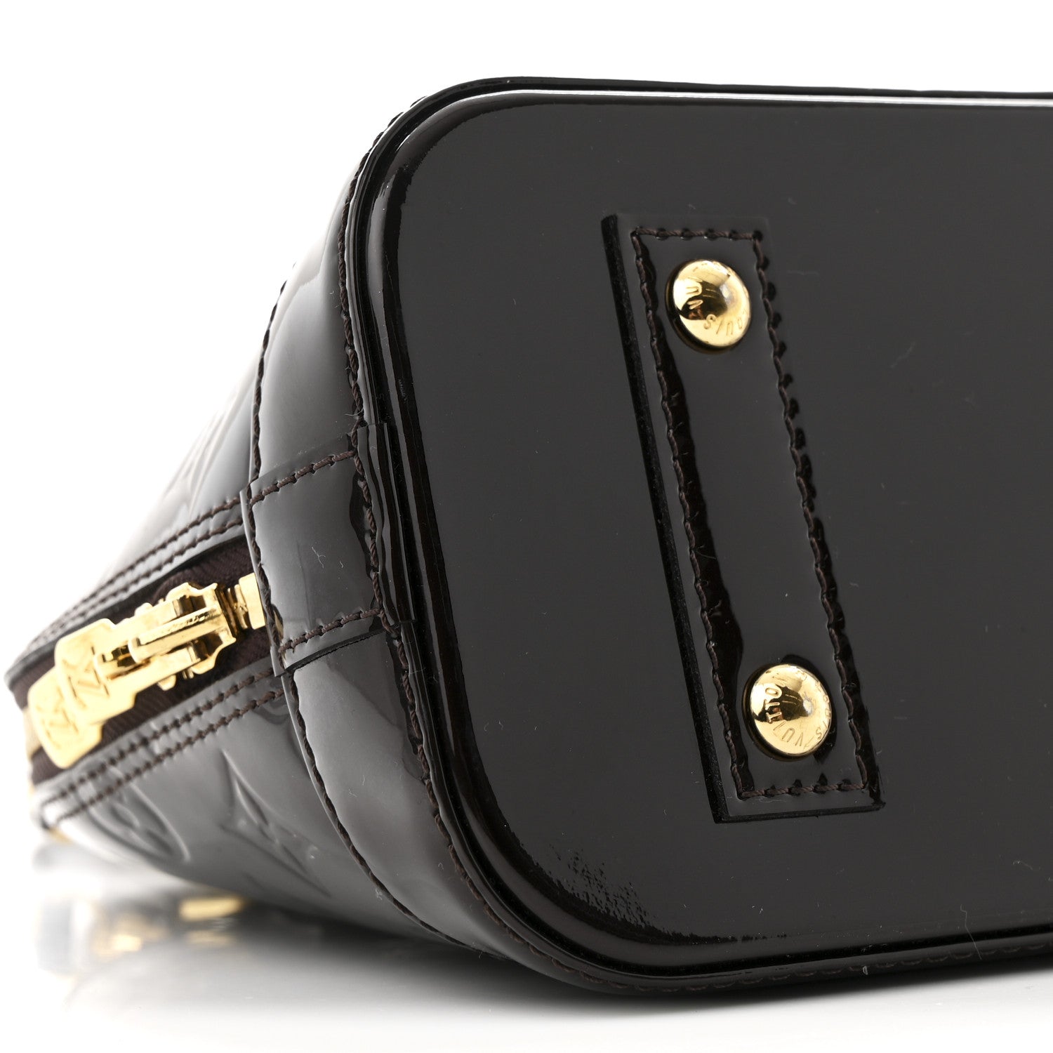 Louis Vuitton Vernis Alma BB Amarante 9 of 10