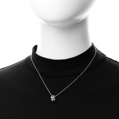 Tiffany Sterling Silver Atlas Open Pendant Necklace 2 of 5