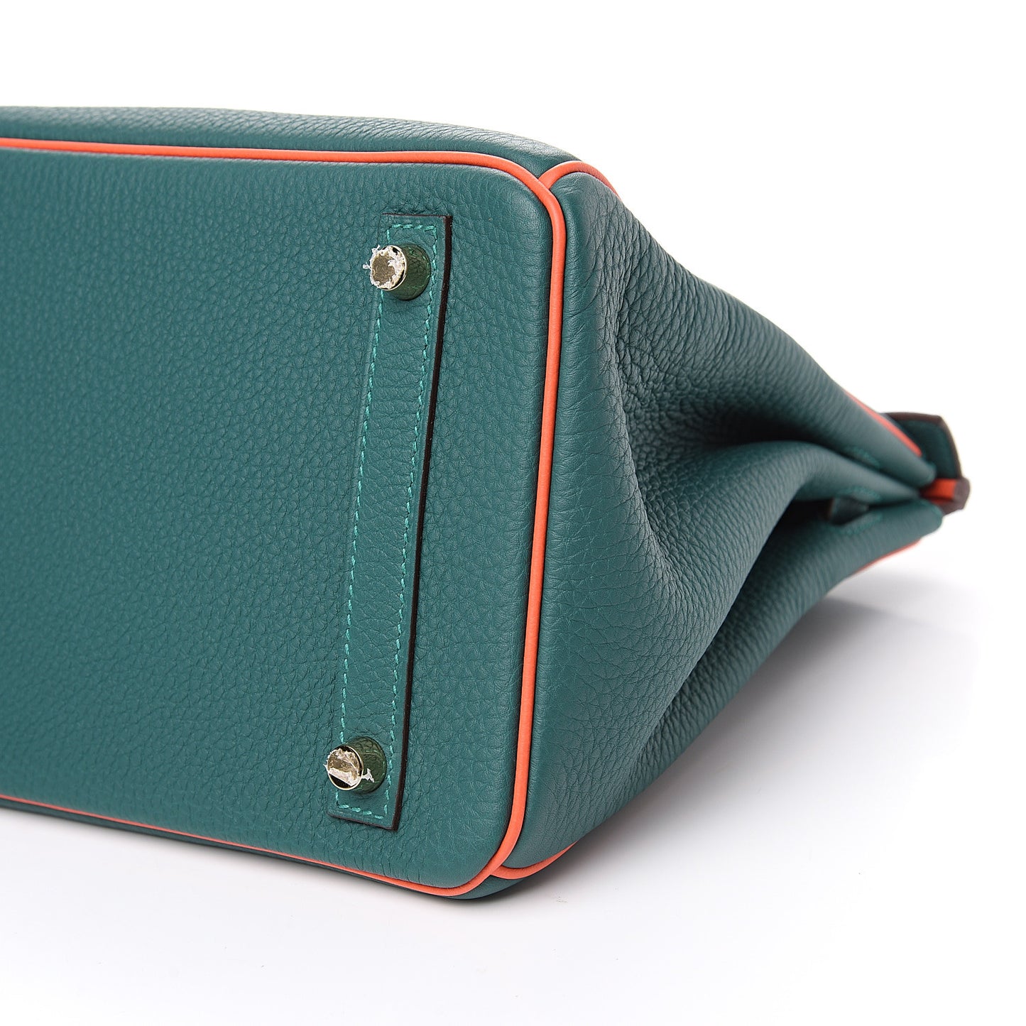 Togo Horseshoe Birkin 30 Malachite Capucine