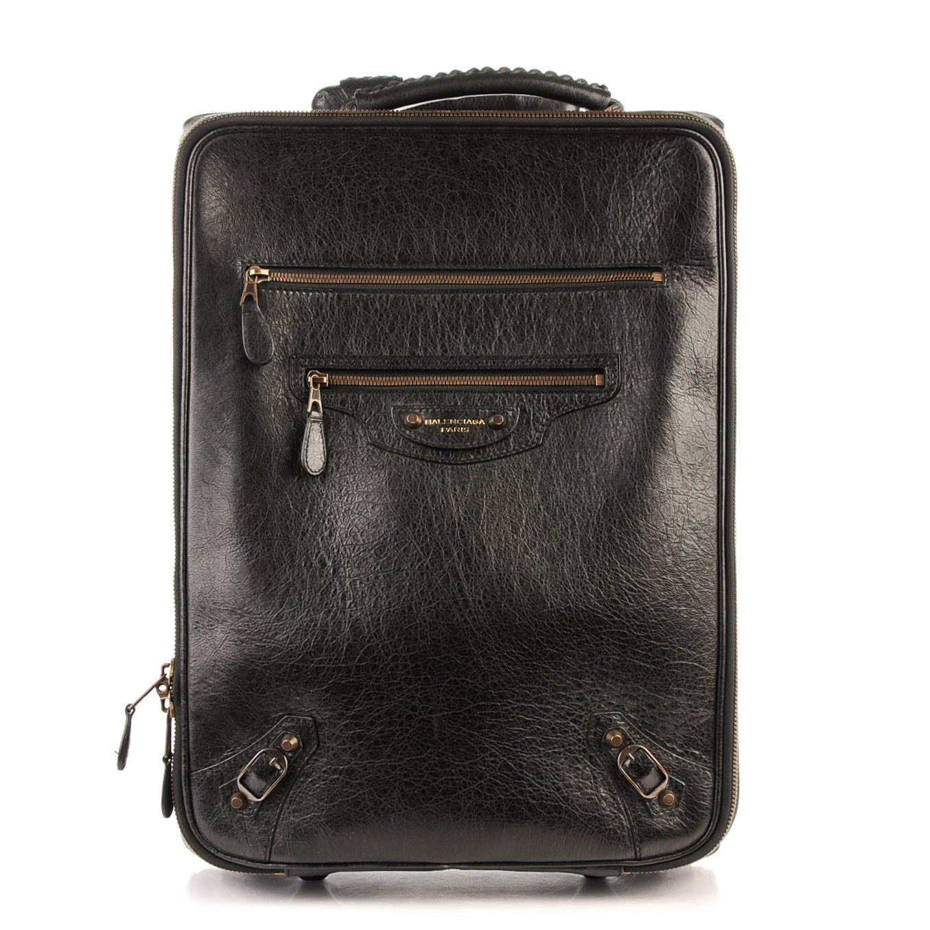 Balenciaga Agneau Classic Hardware Voyage Carry On Trolley Black 1 of 8